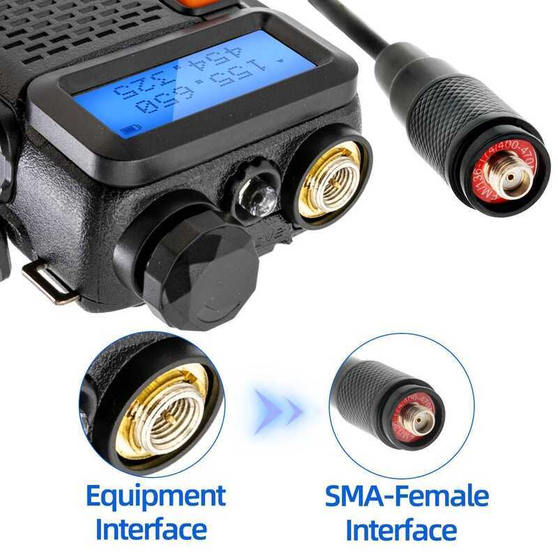 ▥  Ar-188 SMA Female Antenna Dual Band 144/430Mhz For  5R 5Rh 21 Pro  UV