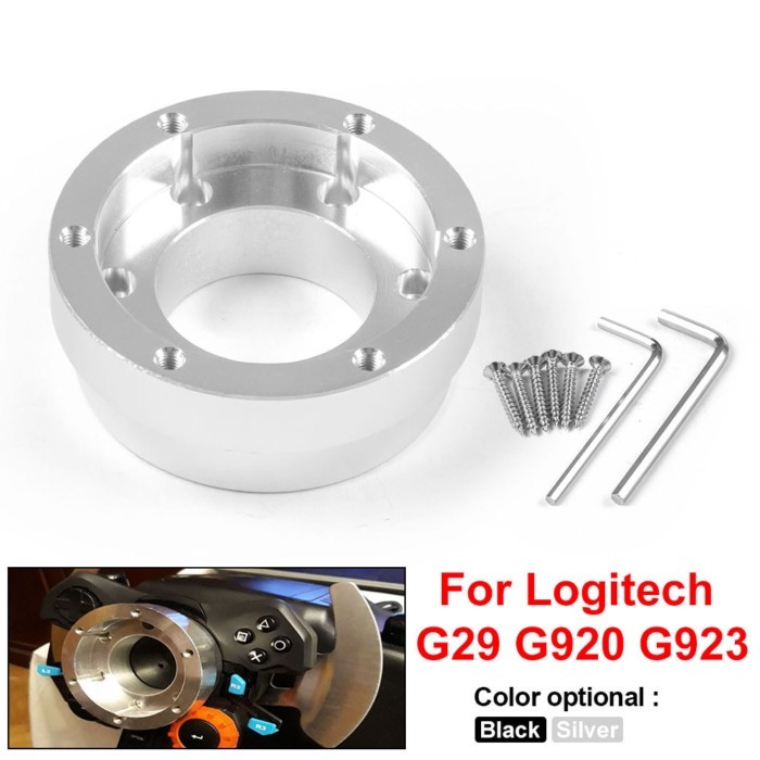 For Logitech G29 G920 G923 13/14inch Steering Wheel Adapter Plate 70mm PCD Racing car game Modifica