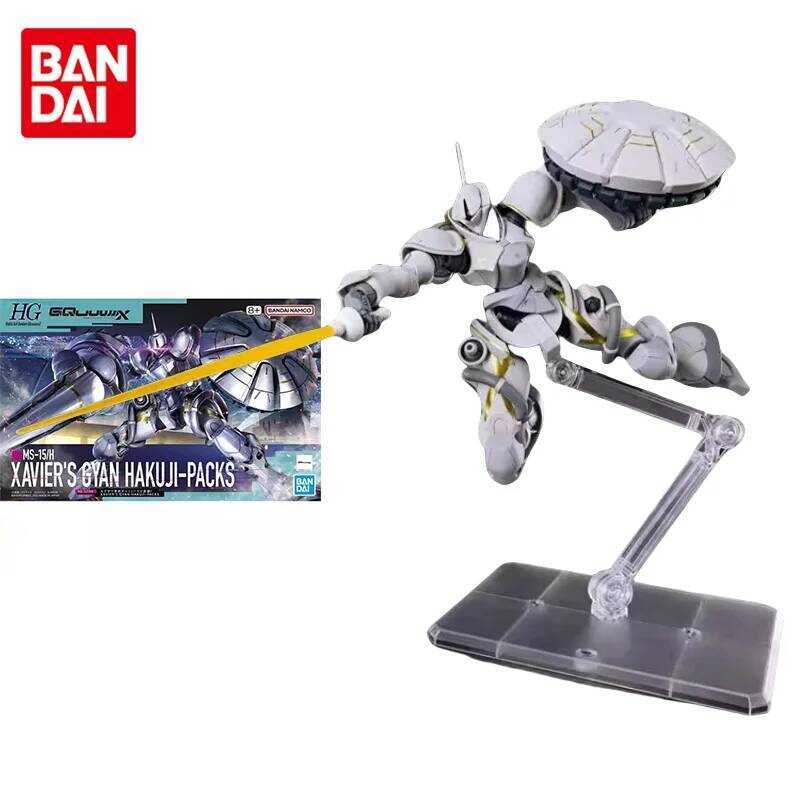 Bandai Original Gundam Model Kit Anime Figure HG 1/144 MS-15/H XAVIER'S GYAN HAKUJI-PAC Action Figu