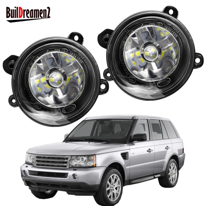 2 X Car Front Bumper Fog Light Assembly For Land Rover Range Rover Sport (L320) 2005-2009 Fog Lamp