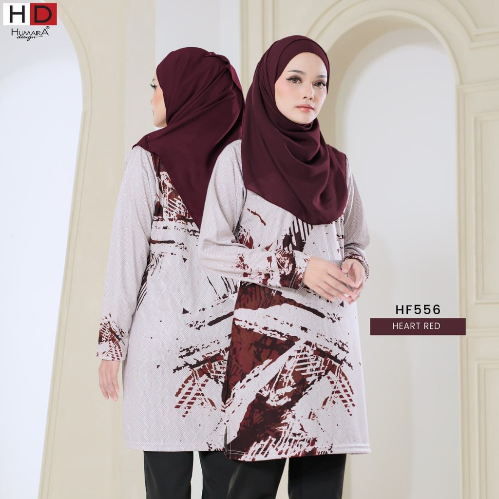 T shirt Jersey Humida Design Irine มุสลิมผู้หญิงกีฬาชุดยาว