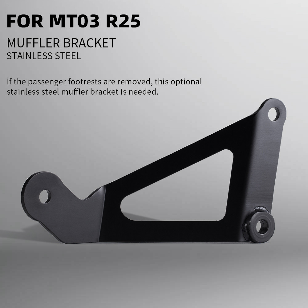 รถจักรยานยนต์ท่อไอเสียท่อไอเสียท่อแขวนวงเล็บสนับสนุนสําหรับ MT-03 MT03 MT-25 MT25 YZF R3 YZF R25