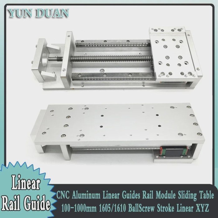 CNC Linear Guide Rails  Aluminum Linear Movement Module Platform Dust Cover Heavy Load HGR15 Guide