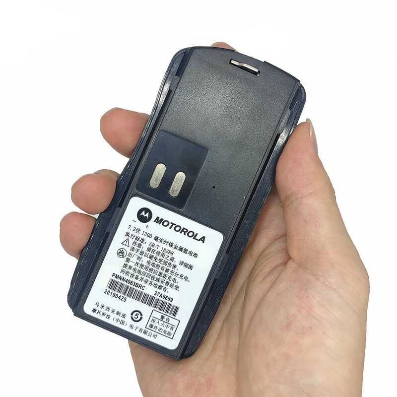 ▥ 7.2V 1300Mah Pmnn4063 แบตเตอรี่ทดแทน Ni-Mh สําหรับ Walkie Talkie Gp2000 Gp2000s Sp66 Cp125 Vl