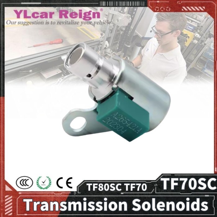 TF70SC TF-70SC TF70 TF-80SC TF80SC TF80 Automatic Transmission Gearbox Green Solenoid Valve For Peu
