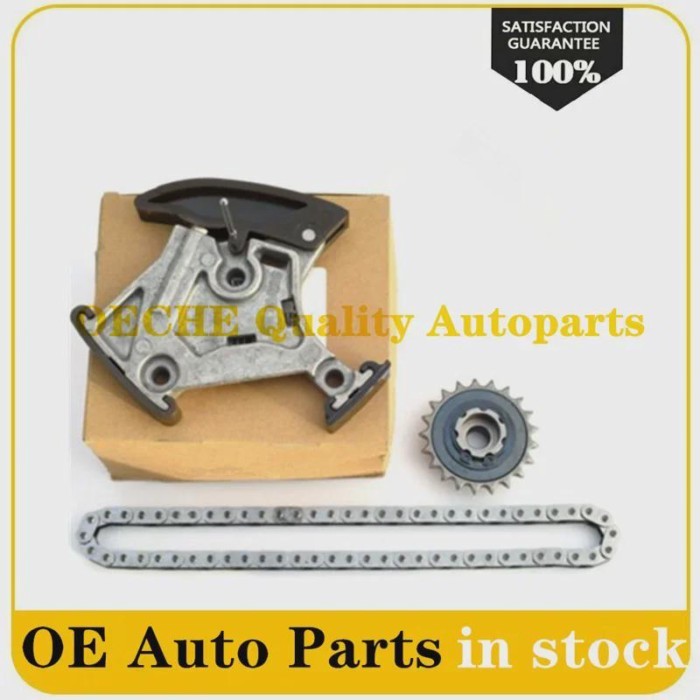 3PCS 06F115230 06B115130C 06F105243C Top  Oil Pump Balance Shaft Sprocket Chain Kit FOR Audi A3 A4