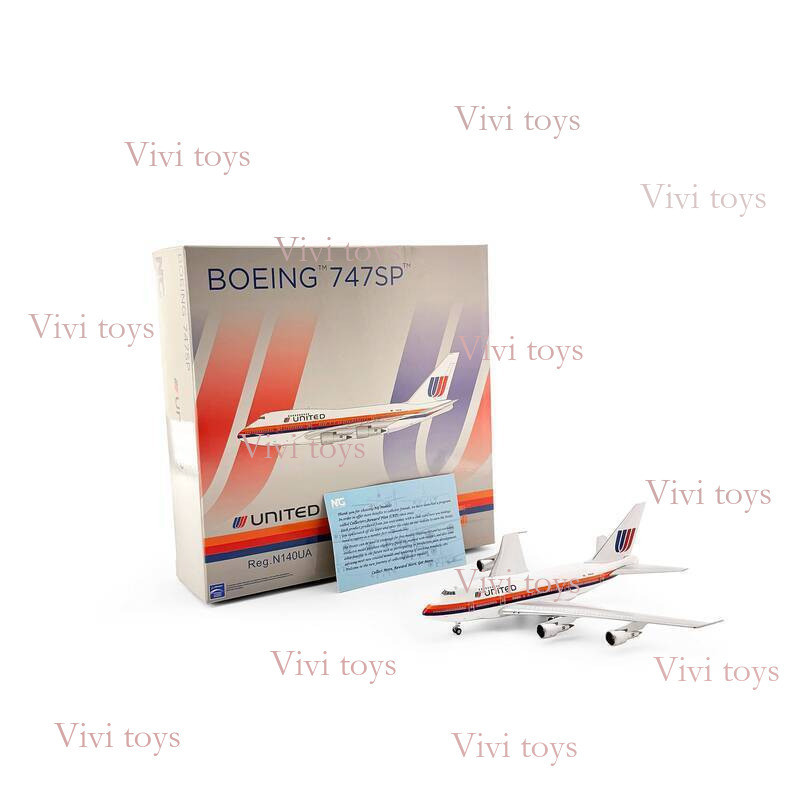 {{ของเล่นด่วน}} NG Models 1/400 United Airlines B747SP N140UA Alloy Airliner Model 360118