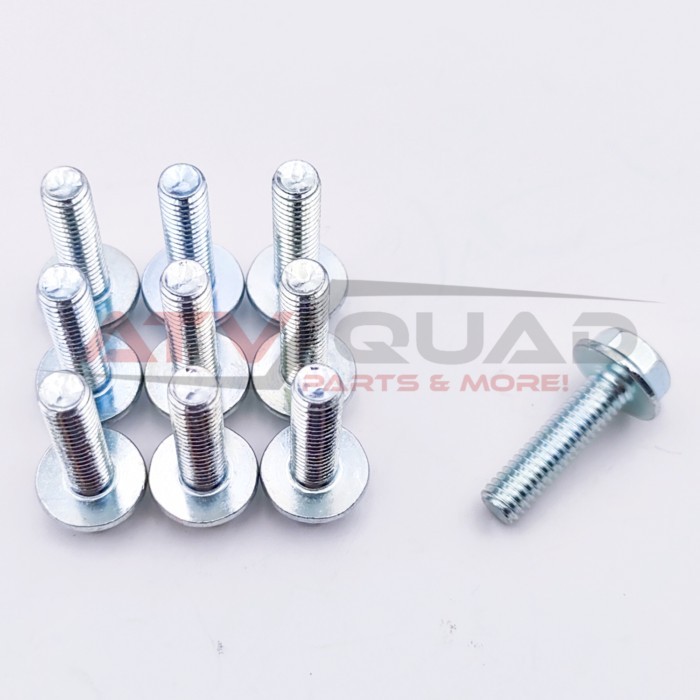 10PCS M6×22 Bolt for CFmoto 400 450 500S 520 500HO 550 600 Touring 625 800 800EX 800XC 850 X8H.O. 9