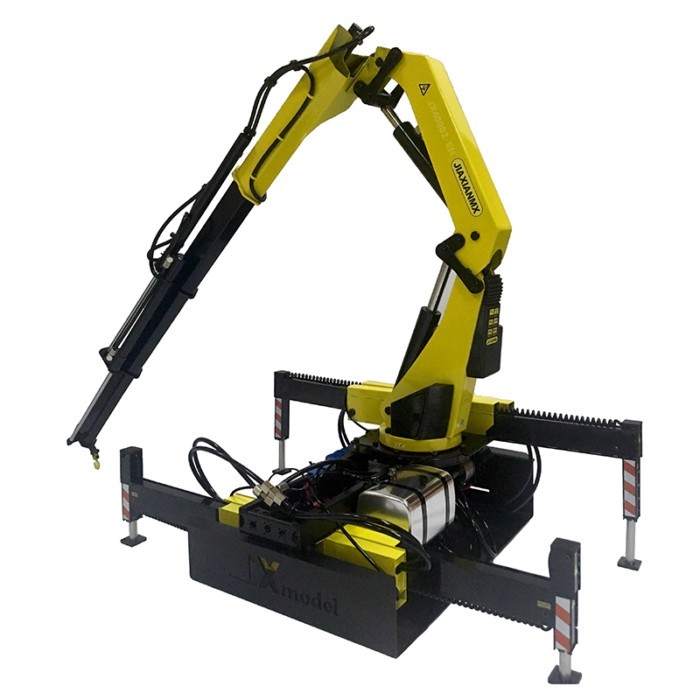 1/14 Standard Crane Model Hydraulic Truck-mounted Crane Hydraulic Front and Rear Support Foot Model