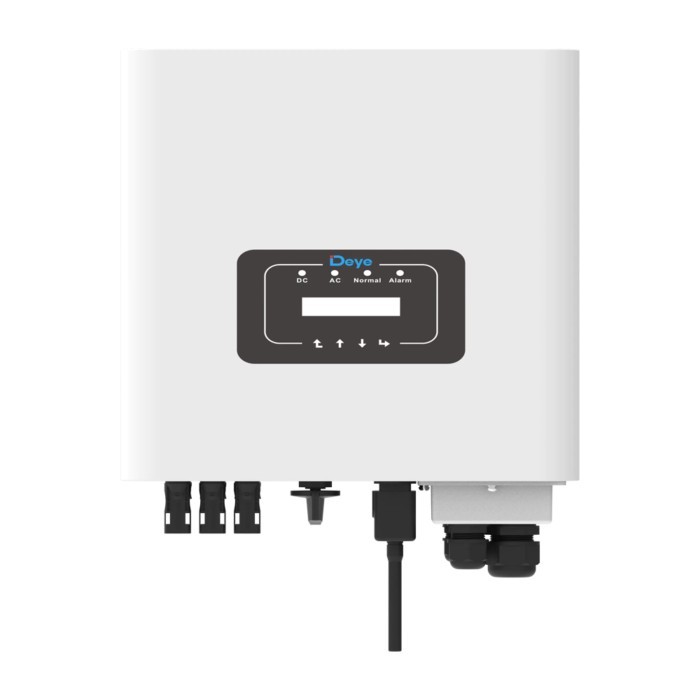 Factory Deye String Inverter on Grid SUN-7/7.5/8K-G02P1-EU-AM2 Single Phase 2 MPPT Deye 7KW 7.5KW 8
