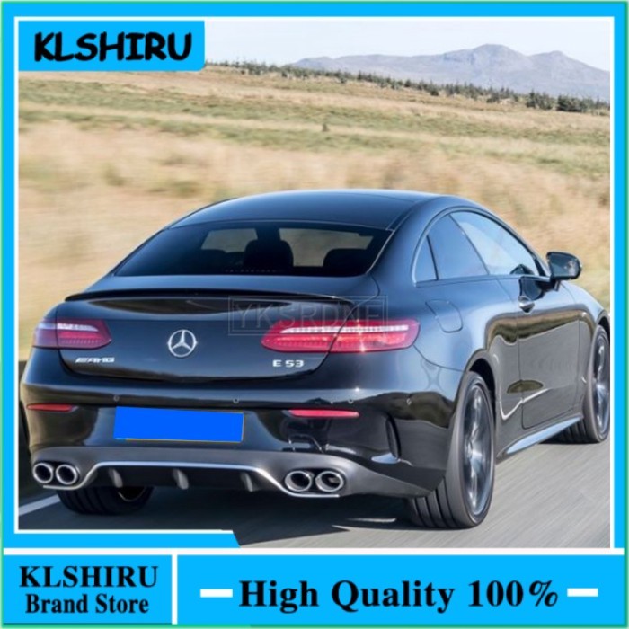 For Mercedes-Benz W213 E-COUPE 2-DOORS W238 E200 E300 E53 2017-2020Spoiler ABS Material Primer Colo