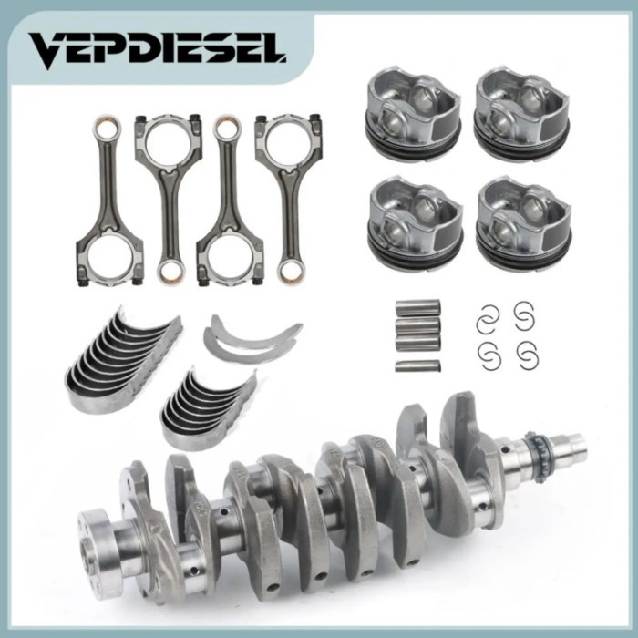 G4FJ 1.6L Engine Crankshaft & Con Rods & Pistons Bearings Kit for Hyundai Accent i30 KIA Cee'd Fort