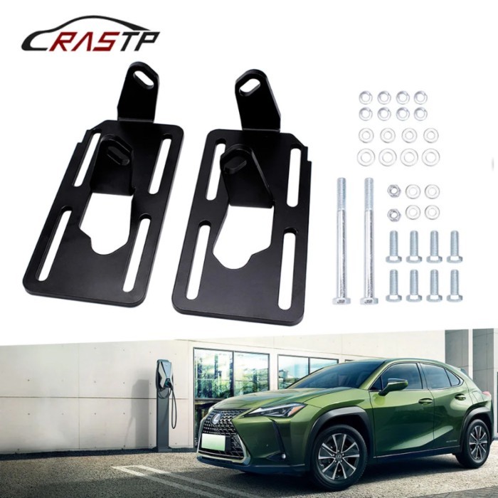 Black Engine Swap Mount Brackets Kit Fits for LS1 LS2 LS6 LSX Blazer Suburban Pickup 2wd RS-EM1022