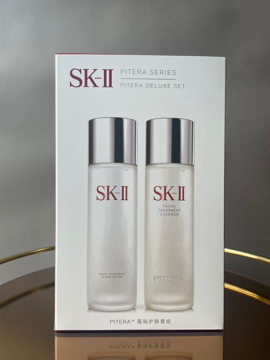 Hot Style Pass/215SK2 Basic Skin Care ชุดสองชิ้น เวอร์ชั่น Mingtong!ประกอบด้วยน้ํานางฟ้า 230ml+Qingy