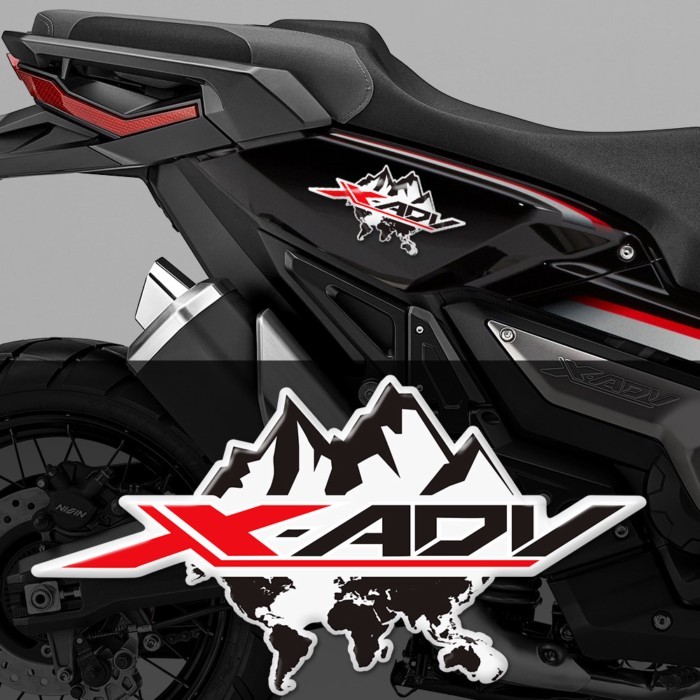 Motorcycle X ADV For HONDA XADV 750 X-adv X-ADV 750 3D Logo Side Panel Stickers Tank Pad Fuel Prote