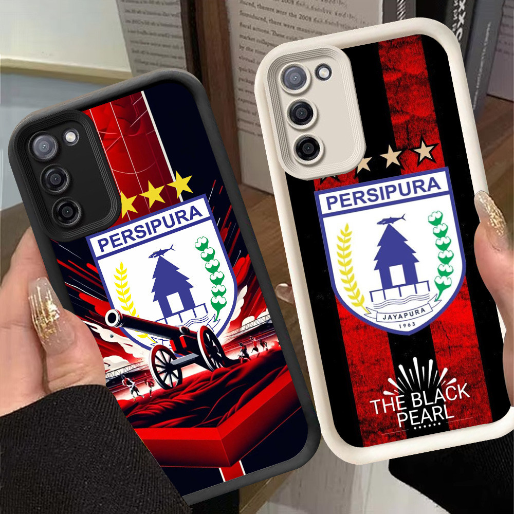 G-3 Persipura FC Casing สําหรับ Samsung A02S F02S A03S M02 M02S A03 Core A02 สีดําและสีขาว