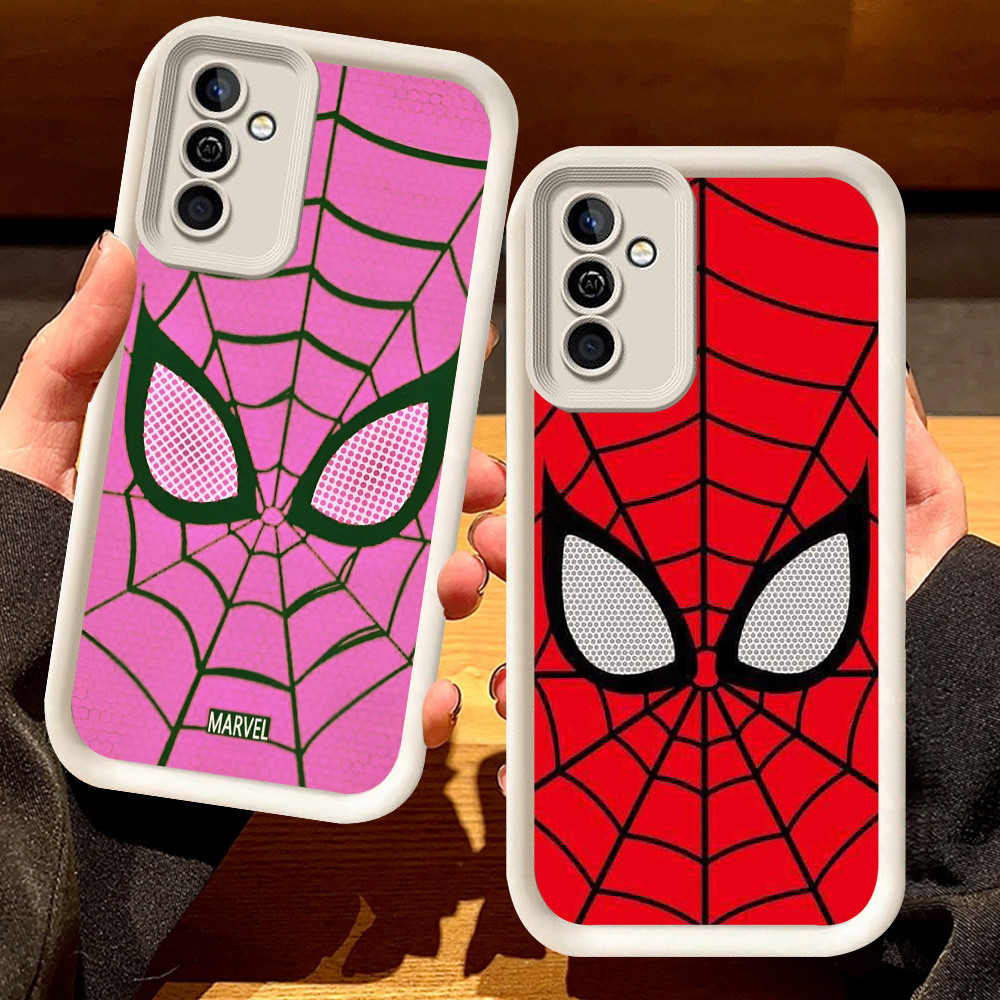 G-68 Spider man Casing สําหรับ Samsung A13 A32 A33 A23 5G สีดําและสีขาว