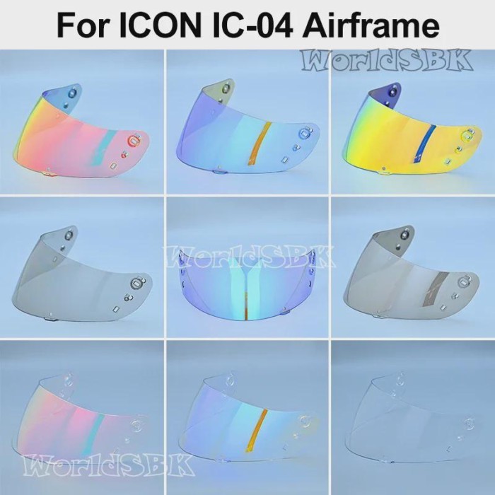 Optics Shield ICON IC-04 Airframe Pro Airmada Airform Motorbike Helmet Full Face Helmet Visor Lens