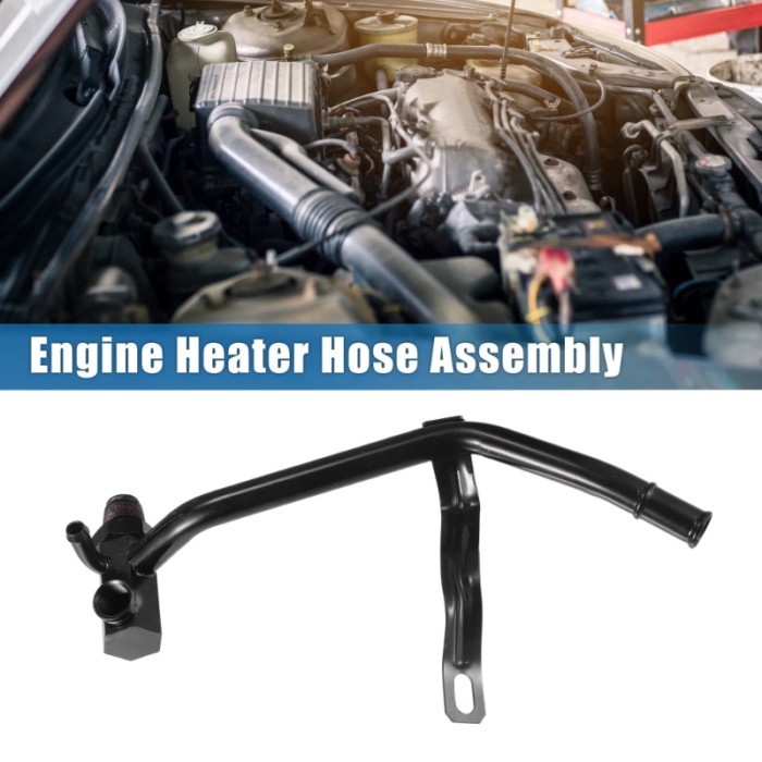 UXCELL Engine Heater Hose Assembly No.E8TZ18B402C for Ford Bronco 5.0L 5.8L 1985-1994 for Ford F-20