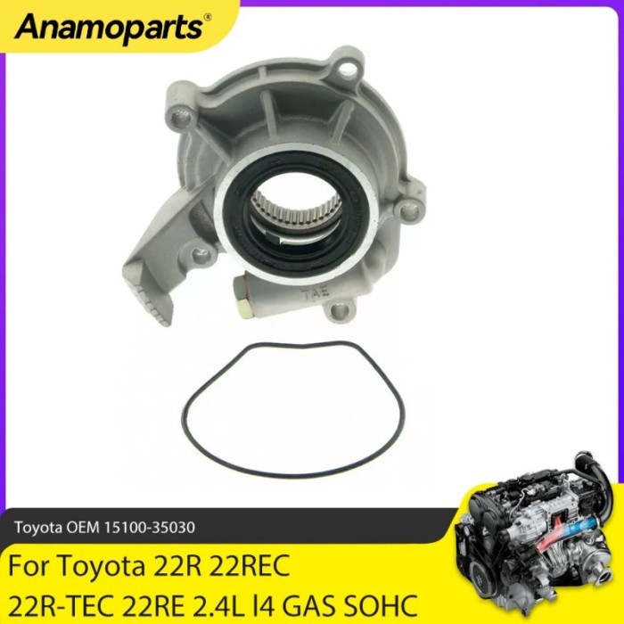 Engine Parts Oil Pump Fit 2.4 L For Toyota 4Runner Pickup Celica 22R 22REC 22R-TEC 22RE 2.4L L4 GAS