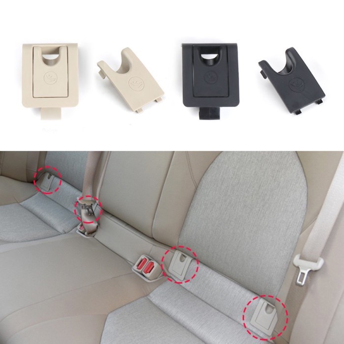 Car Rear Seat Hook ISOFIX Cover Child Restraint For Toyota Camry 18-21 Avalon 19-21 73731-06010 Rea