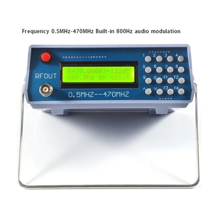 New version High frequency signal source RF signal generator 0.5-470MHz 0.5MHz-470MHz FM interphone