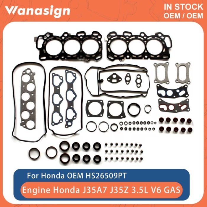 Engine Full Gasket Set Fit 3.5 L For Honda Accord Odyssey Acura RDX Pilot J35A7 J35Z J35A8 J35Z2 3.