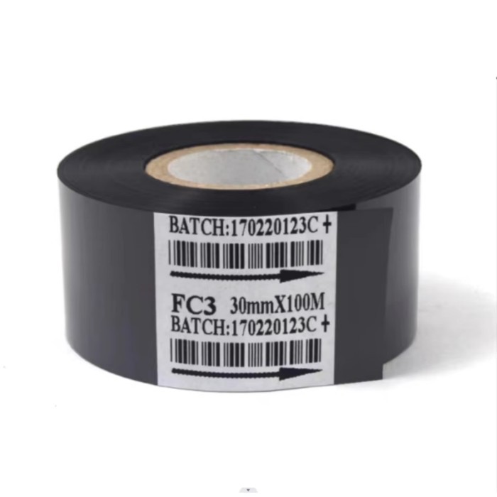 FC3 Thermal printer ribbon ink thermal transfer ribbon round black belt Code tape
