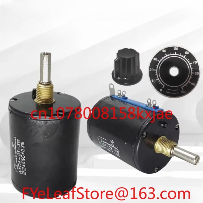WXD4-23-3W multi-turn wire wound potentiometer precision speed control switch 1K/2K2/4K7/10K