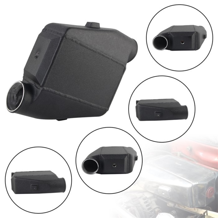 Universal Liquid to Air Intercooler 10.6"x5.9"x4.5" 3.5" Inlet/Outlet NPT 1/2 Performance Bar & Pla