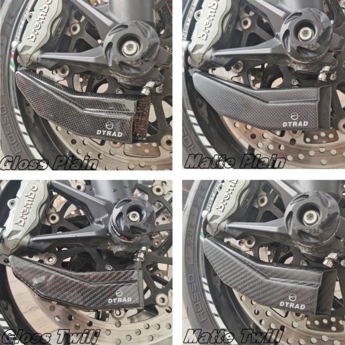 For DUCATI SS750/SS900 2000-2002 SS800/SS1000 2003-2007 Motorcycle Carbon Fiber Front Disc Cooling