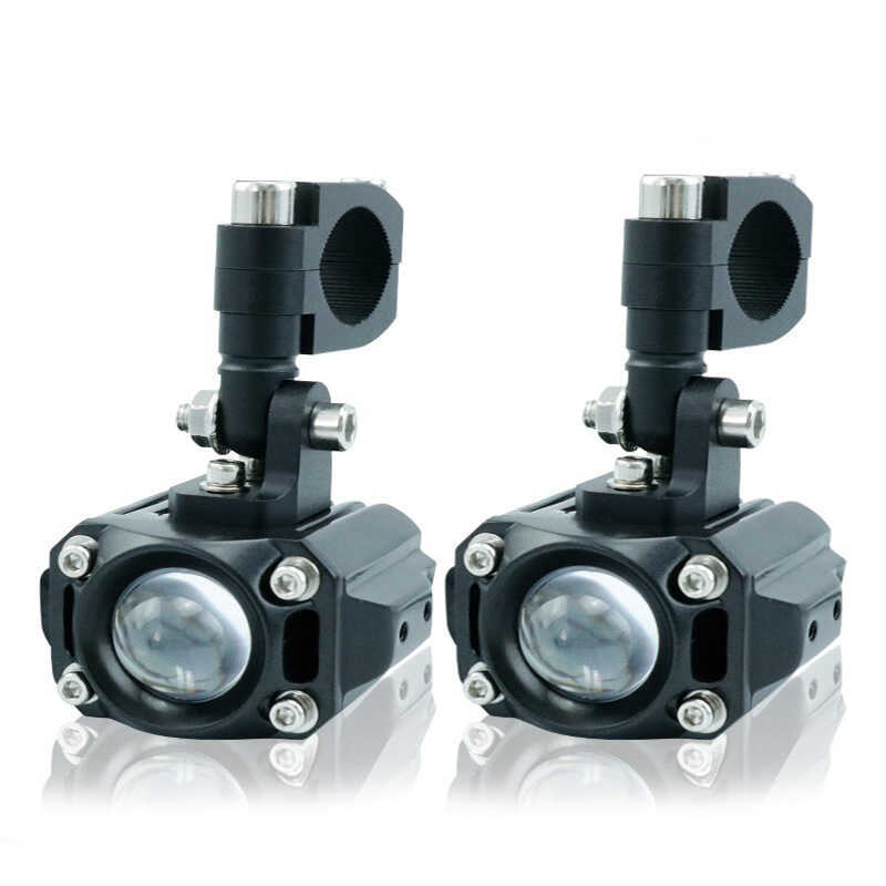 รถจักรยานยนต์ Ready Stocklight ไฟทํางานรถยนต์สีเหลืองสีขาวทูโทนไฟหน้าหลังคารถออฟโรด Mod