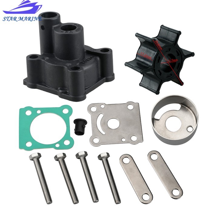6N0-W0078 Water Pump Impeller Kit 6G1-W0078 For Yamaha Outboard Motor 2T 6HP 8HP 18-3460 6G1-W0078-