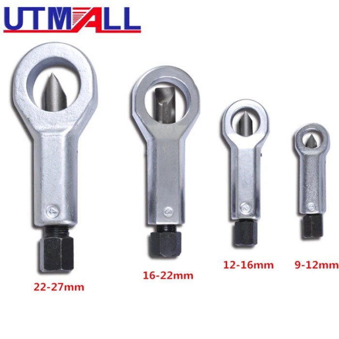 Adjustable Nut Splitter Cracker 9-27mm Nut Remover Damaged Nuts Splitter Remover Rust Nut Manual Pr