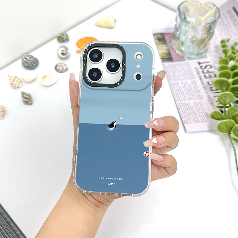 Suntur Glad To See You Again CaseสําหรับIPhone 11 12 13 14 15 16 17 Pro Max 12 Mini Cover X XR XS Ma