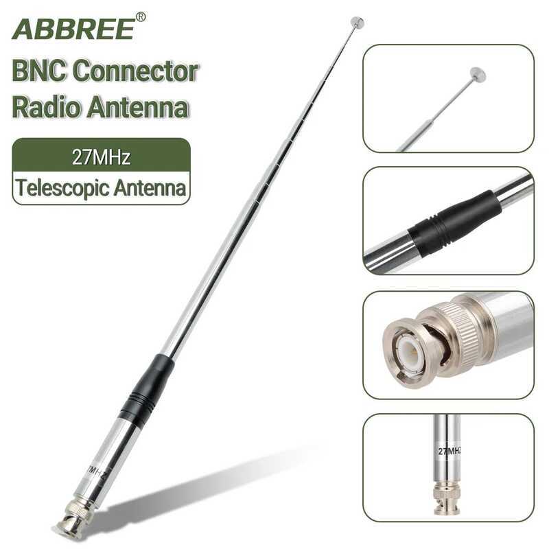 ▥  Telescopic CB 27Mhz BNC Sma-Female Sma-Male Antenna For WOUXUN TYT   W