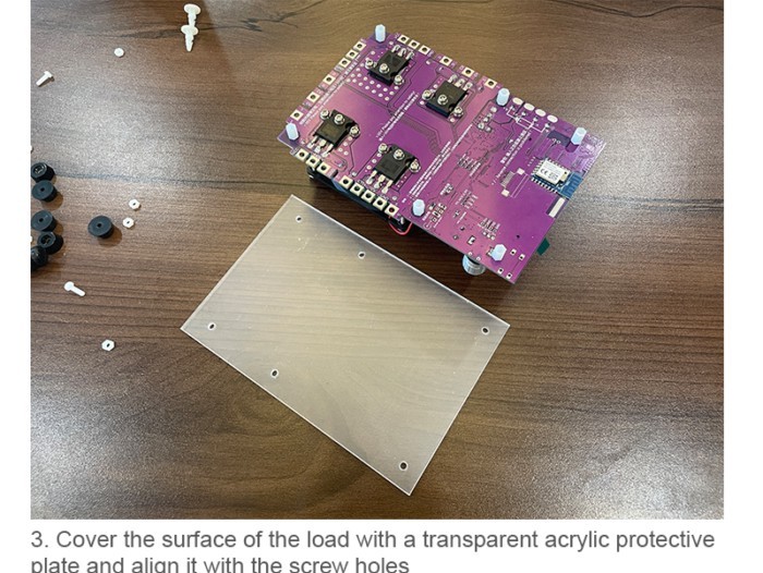 ATORCH transparent acrylic insulation bottom shell protection is suitable for DL24/P DL24EW product