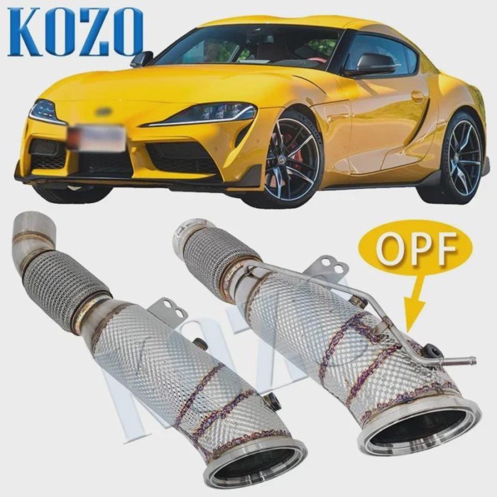 Turbo Downpipe  Pipe for Toyota Supra A90 3.0T B58 engine 2019+