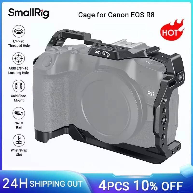 SmallRig R8 กล้องสําหรับ Canon EOS R8 พร้อม Arca Swiss Quick-Release แผ่นสําหรับ DJI Gimbal ขาตั้งกล