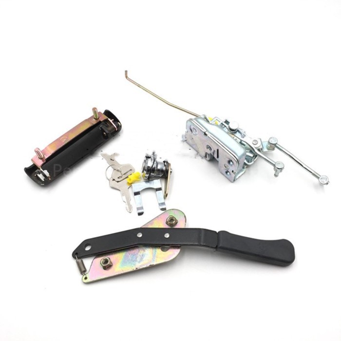 For Kobelco SK60SR 70SR 75SR 115SR 135SR Door lock Cab door lock Outer handle Lock core Protective