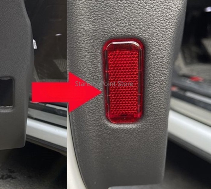 Applicable to Audi A3, Q3, A4L, Q5, A5, A6L, Q7, A7 door warning light cover reflective cover for c