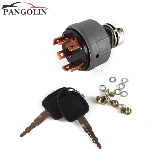 549-00110A Starter Ignition Switch w/2 Keys for Daewoo Doosan S55 DH55-5 DH60-7 DH80-7 DH130-5 DH15