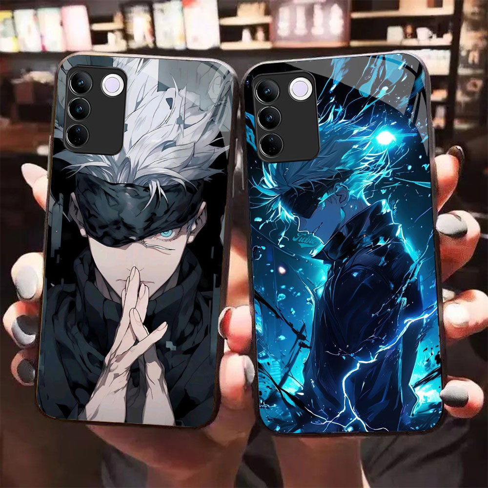 HW-14 Gojo Gaara แก้ว KACA สําหรับ VIVO Y100 V30 V23 Y200E V29E V27E V29 T3 V23E V27 Y200 Pro Lite 5