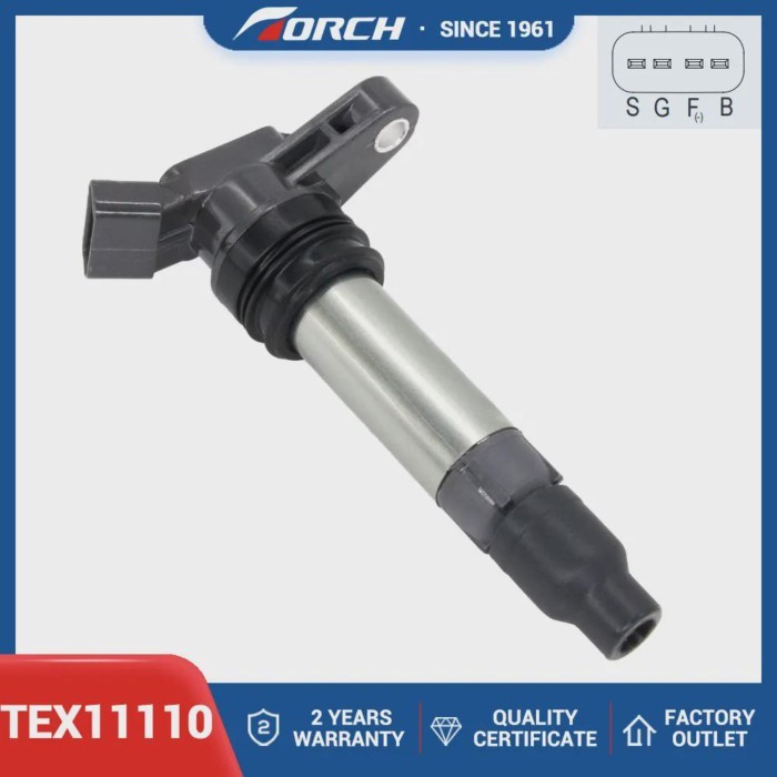 1PC Ignition Coil TEX11110 Replace for Land Rover LR002954 6G9N-12A366 099700-1070 Volvo 30684245 3
