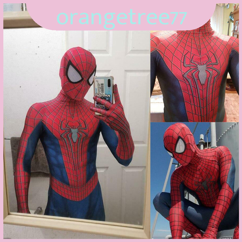 Spiderman สบาย Breathable Zentai ชุดสําหรับเครื่องแต่งกายผู้ใหญ่ฮาโลวีน