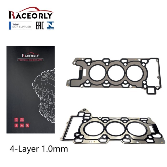RACEORLY 2x L&R Head Gasket 4-Layer 1.0mm For Land Rover AJ126 3.0L V6 S/C 306PS