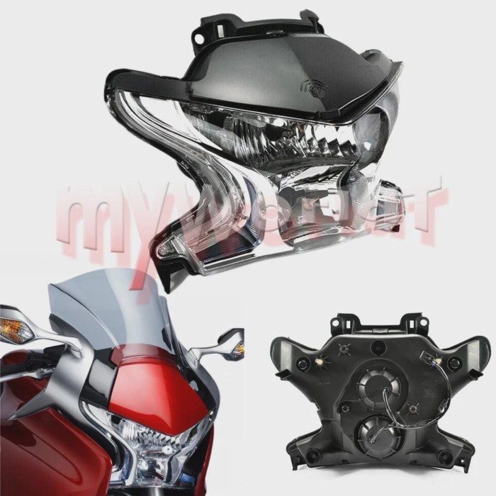 Headlight Assembly Headlamp Light Fit For Honda VFR1200F 2010 - 2017 VFR1200 F VFR 1200F