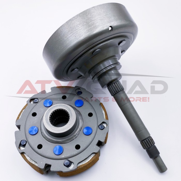 CVT Wet Clutch Shoe Clutch Housing Kit for Yamaha Grizzly 660 YFM660 Rhino 660 YXR660 Raptor 660 5K