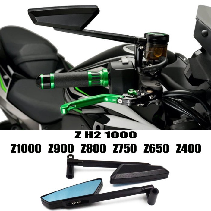 Adjustable Motorcycle Rearview Side Mirrors For Kawasaki Z1000 Z900 Z650 Z H2 1000 Z800 Z750 Z400 M