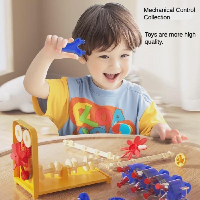 Engine Model Toy Science Experiment Set Children's Mechanical Toys Technology Handmade Invention En